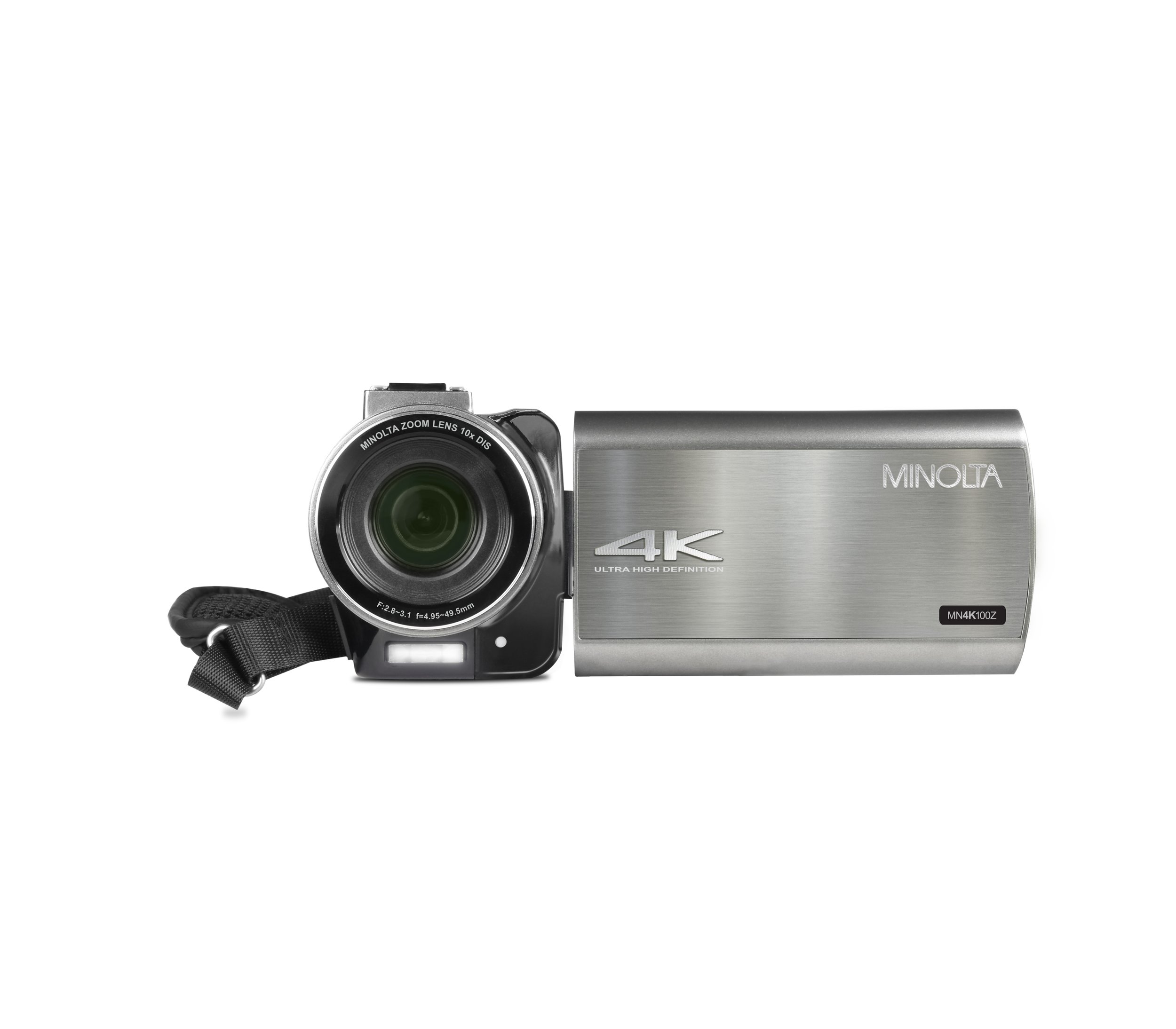 MN4K100Z 4K Ultra HD Camcorder w/10x Optical Zoom — Minolta MN4K100Z 4K Ultra HD Camcorder w/10x Optical Zoom — Minolta